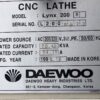 Used Daewoo Lynx 200B CNC Turning Center e